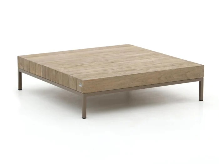 Apple Bee Long Island lounge tuintafel 110x110cm - Bruin