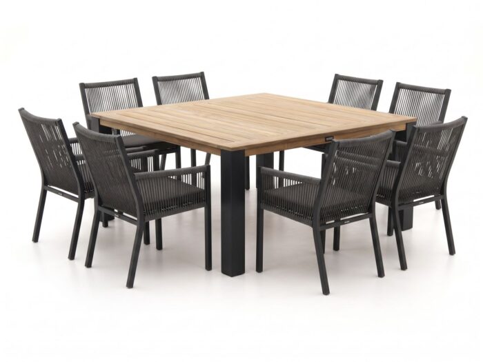 Manifesto Furniture Rivola/ROUGH-X 170cm dining tuinset 9-delig