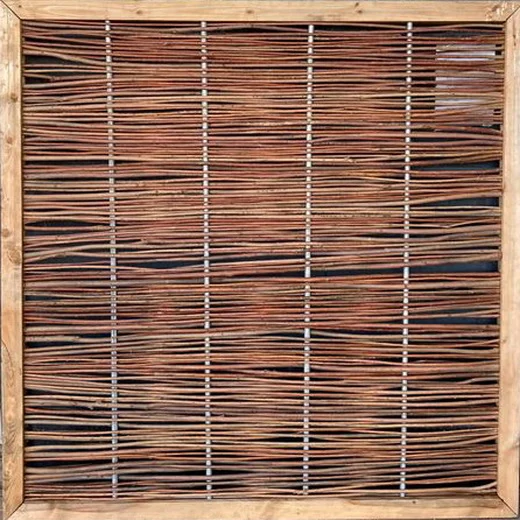 Hazelaarscherm tuinscherm hazelaar op frame 180x180cm