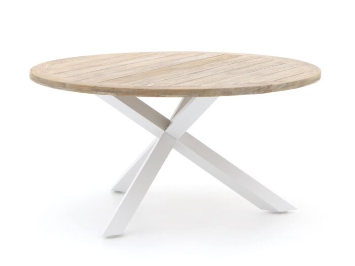 ROUGH Furniture ROUGH-Y dining tuintafel ø 150cm (h:75cm) Laagste prijsgarantie! – Bruin