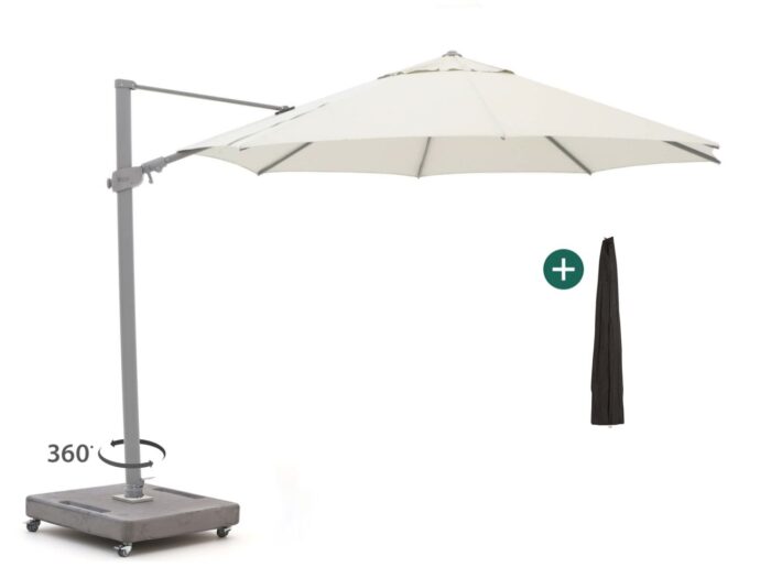 Shadowline Austin zweefparasol ø 350cm – Grijs