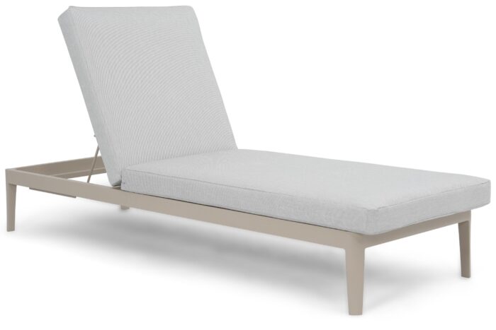 Lifestyle Garden Furniture Mateo ligbed met kussen loft/soft grey – Taupe-naturel-bruin