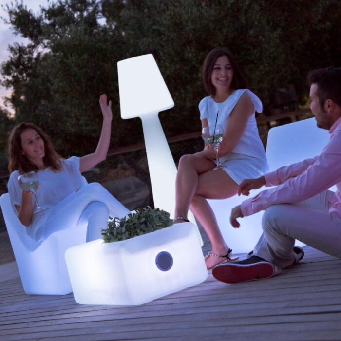 Tuinverlichting tuintafel Ibiza design 45x59x30cm