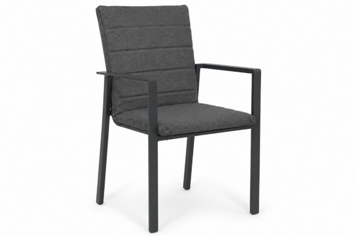 Lifestyle Garden Furniture Timo dining tuinstoel antraciet/carbon – Grijs-antraciet