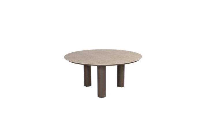 4so Arizona dining tafel keramiek sabia panna dia. 160 cm blad met poten