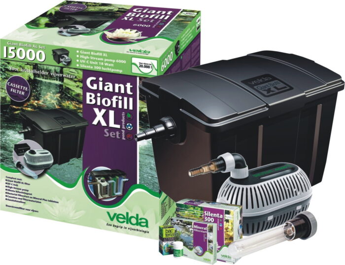 Velda Vijverfilterset Giant Biofill XL 15000 – Zie Foto