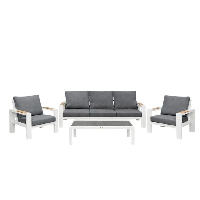 Buitengewoon de boet Benton Sofa Loungeset Wit