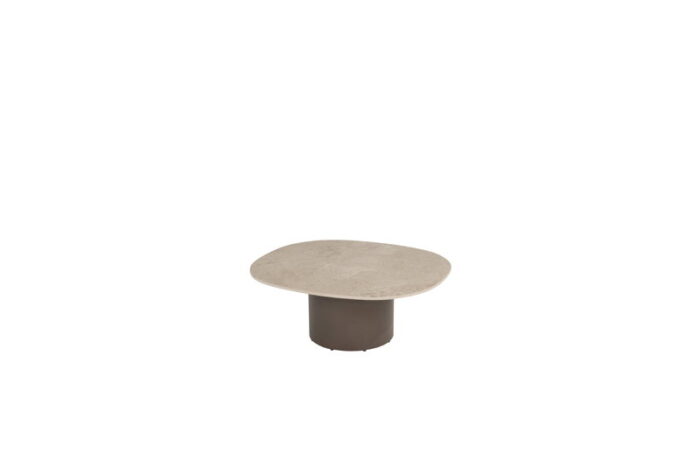 4so Sofie coffee tafel terre keramiek 70 x 80 cm frame met blad – beige