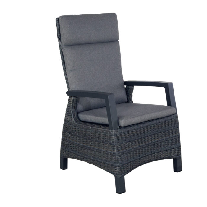 Oosterik home Verstelbare stoel East Haven Midnight Grey – grijs