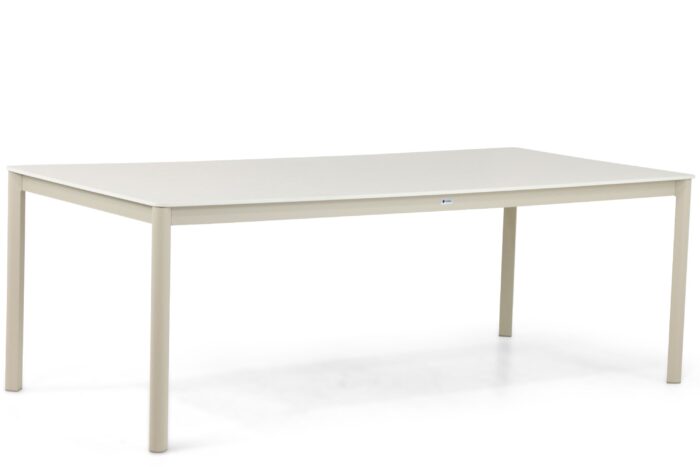 Coco Como dining tuintafel 220 x 100 cm – Taupe-naturel-bruin