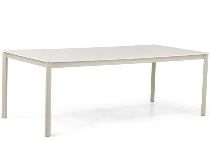 Coco Como dining tuintafel 220 x 100 cm - Taupe-naturel-bruin