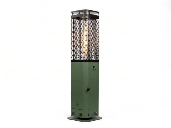 Monti HeatLine + 15% kassakorting | Blaze pellet terrasverwarmer 26x26x95cm – Groen