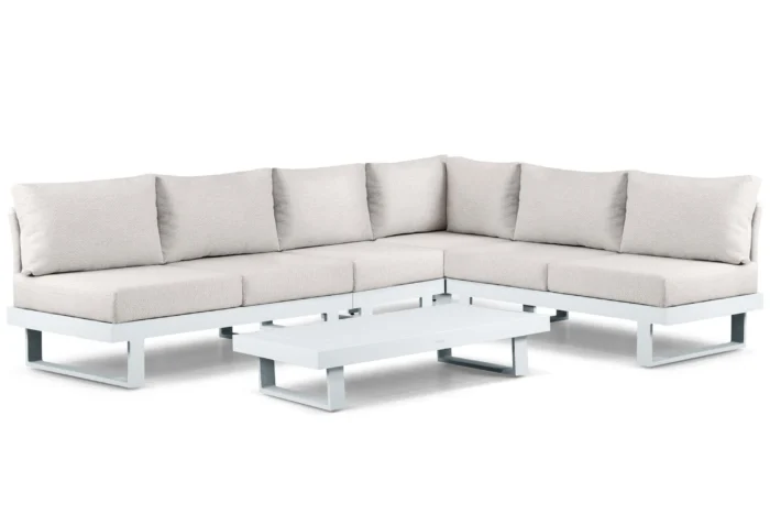 Lifestyle Garden Furniture Lorenzo hoek loungeset 5-delig - Wit