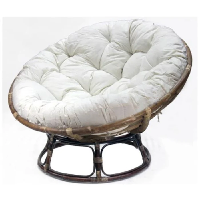 Van der leeden Papasan Loungechair 115 cm - bruin