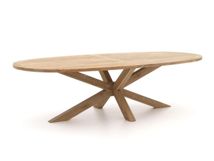 ROUGH Furniture ROUGH-Y Ellips dining tuintafel 280x130cm Laagste prijsgarantie! – Bruin
