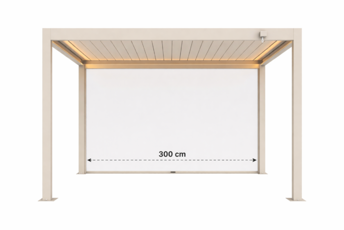 Ventura Windscherm 300 cm loft – Zand/Beige