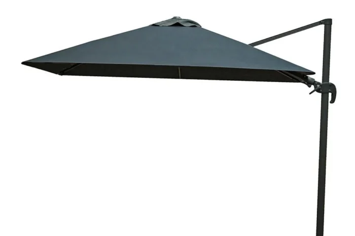 Fonteyn Zweefparasol 300 x 300 cm Shadow LED Antraciet/Faded Black Collectie
