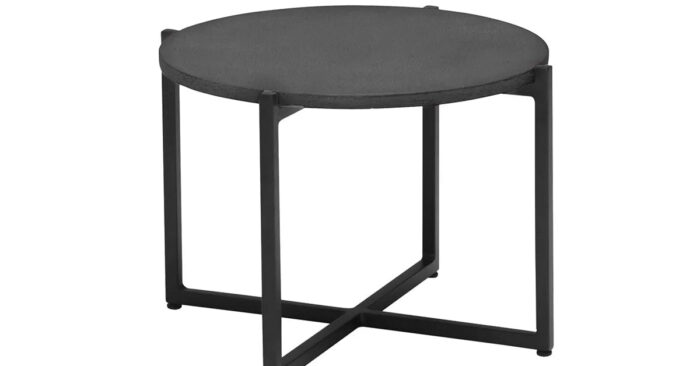 Apple Bee | Koffietafel Soul Ø 54 x 37 cm | Lava-Black