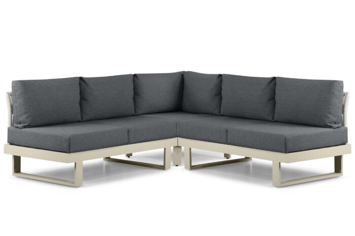Lifestyle Garden Furniture Lorenzo hoek loungeset 3-delig – Taupe-naturel-bruin