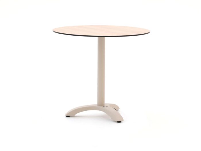 Bellagio tuinmeubelen Bellagio Lisio tuintafel ø80cm (h:73cm) Laagste prijsgarantie! – Taupe