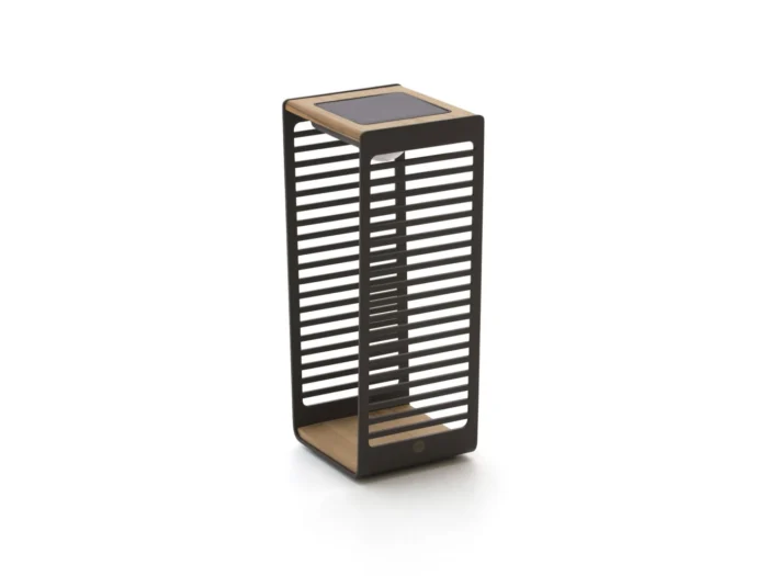 SUNS Eve M lantaarn solar 25x22x52cm - Taupe