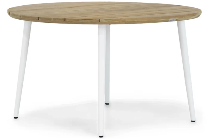 Lifestyle Garden Furniture Montana dining tuintafel 130 cm - Wit