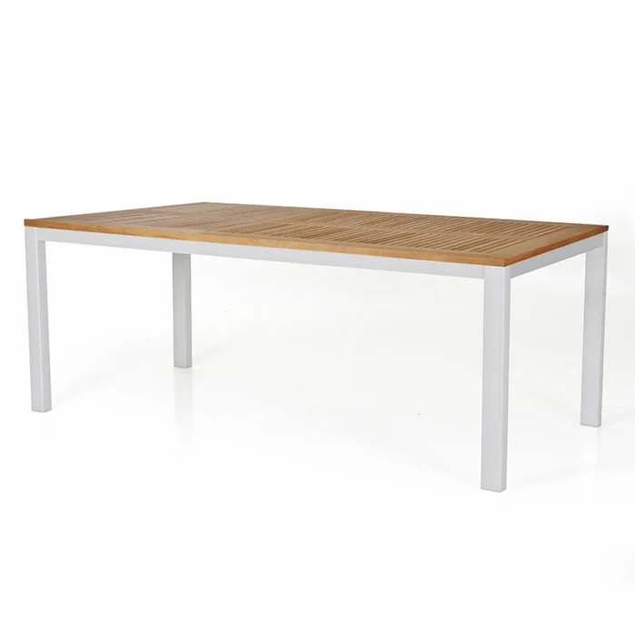 Trestino Stefano Tuintafel Wit 180x90 cm - bruin;wit