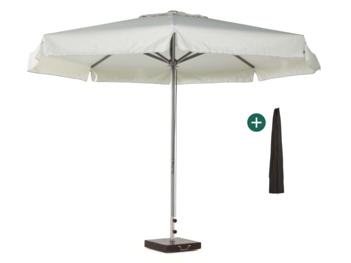 Shadowline Bonaire parasol ø 350cm Laagste prijsgarantie! – Wit