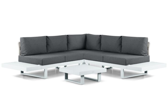Lifestyle Garden Furniture Lorenzo hoek loungeset 6-delig – Wit