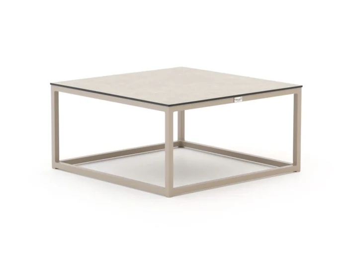 Tierra Outdoor Rio lounge tuintafel 80x80x40cm - Taupe