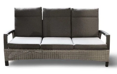 Buitengewoon de boet Barree 3zits Loungebank Latte – beige;bruin