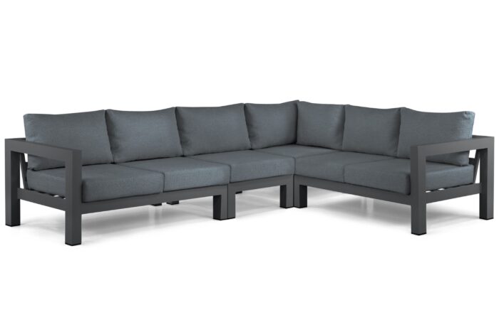 Lifestyle Garden Furniture Luca hoek loungeset 4-delig – Grijs-antraciet