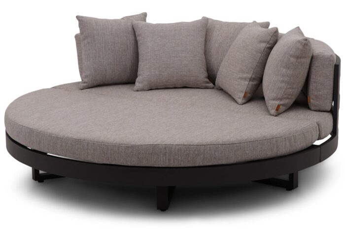 Santika Furniture Lakeview daybed antraciet – Taupe-naturel-bruin