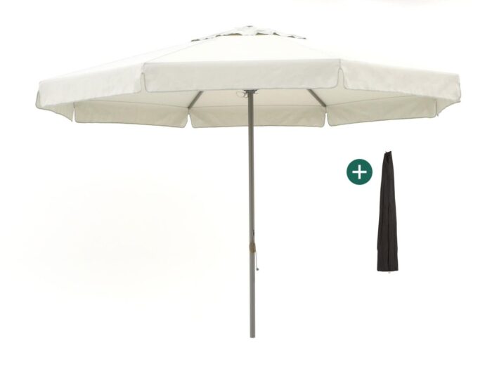 Shadowline Bonaire parasol ø 400cm Laagste prijsgarantie! – Grijs