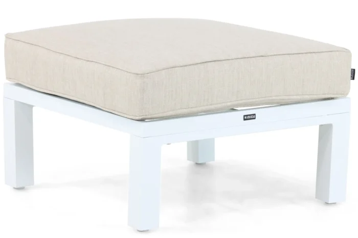 Lifestyle Garden Furniture Bilbao lounge voetenbank - Wit