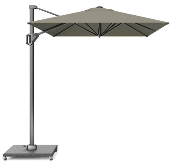 Platinum Voyager T1 300×200 cm taupe zweefparasol zonwering – bruin;zwart