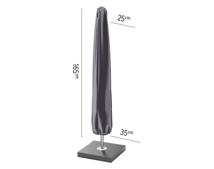 Aerocover Stokparasolhoes H165x25/35 - grijs