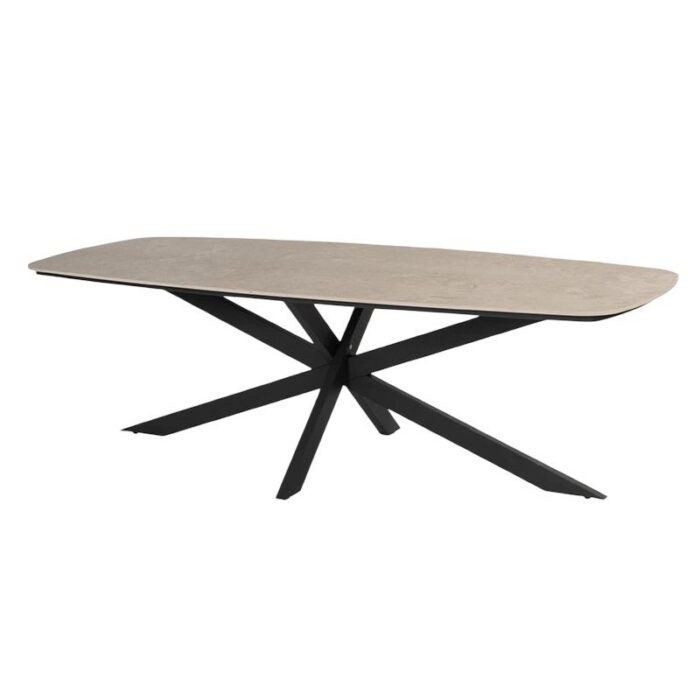 4so Prado Barrel Diningtafel Antraciet 240 cm
