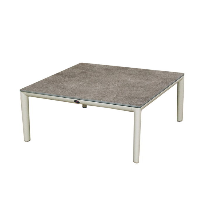 Oosterik home Keystone lounge tafel sunny creme B 90 x D 90 x H 38 cm
