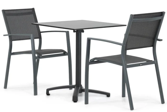 Lifestyle Garden Furniture Sella/Marano 70 cm dining tuinset 3-delig - Grijs-antraciet