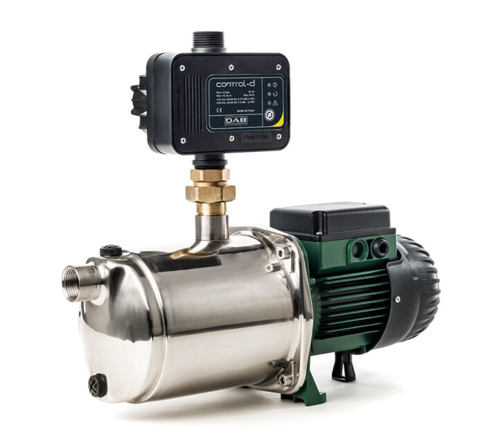 Dab JetInox 112 M + Control-D Hydrofoorpomp – Groen/ zwart / RVS