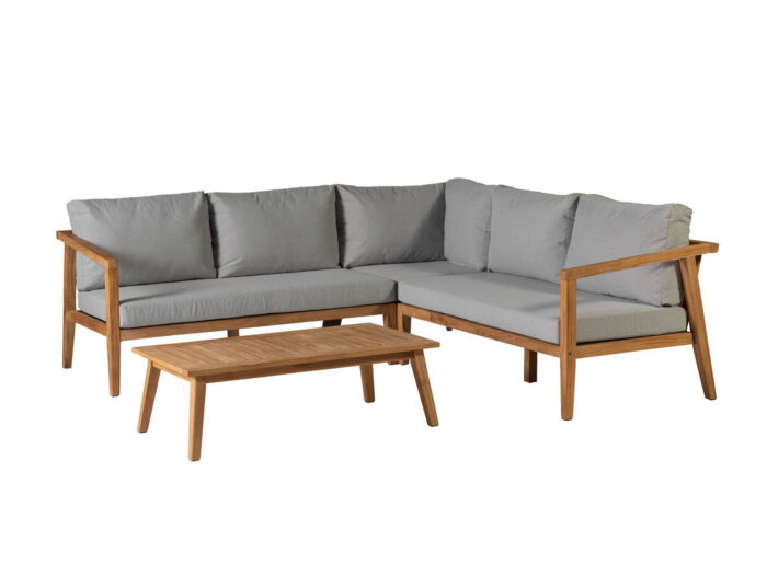 Exotan Lucca Corner Set Teak Fsc 100% tuinmeubel – bruin