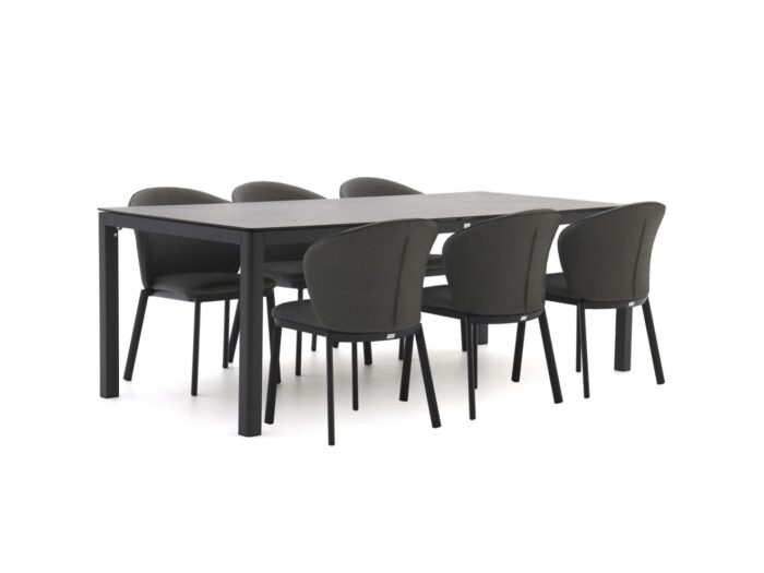 Bellagio tuinmeubelen Bellagio San Lupo/La Fonte 220cm dining tuinset 7-delig Laagste prijsgarantie! – Grijs