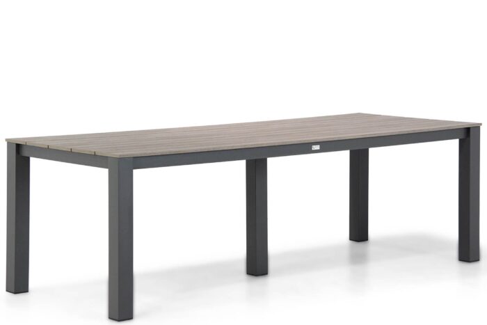 Lifestyle Garden Furniture Valley dining tuintafel 240 x 92 cm – Grijs-antraciet