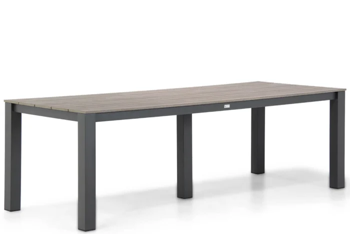 Lifestyle Garden Furniture Valley dining tuintafel 240 x 92 cm - Grijs-antraciet