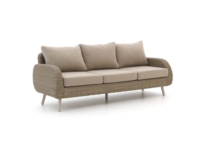Intenso Furniture Intenso Suzzara lounge tuinbank 3-zits 226cm Laagste prijsgarantie! – Taupe