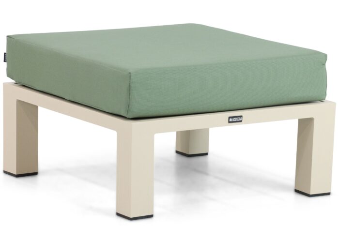 Lifestyle Garden Furniture Luca lounge voetenbank – Taupe-naturel-bruin