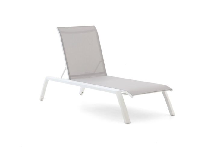 Bellagio tuinmeubelen Bellagio Anzio ligbed met wiel Laagste prijsgarantie! – Wit
