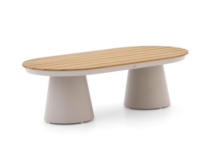 Bellagio tuinmeubelen Bellagio Ledrotta lounge tuintafel 140x73x43cm Laagste prijsgarantie! – Taupe