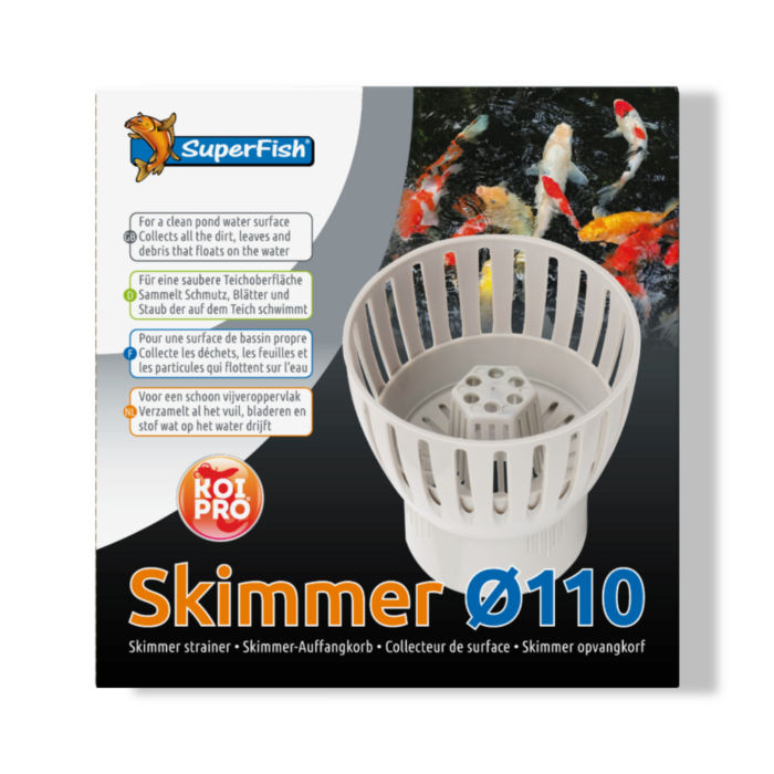 Aquadistri Skimmer 110mm Koi Pro – zwart